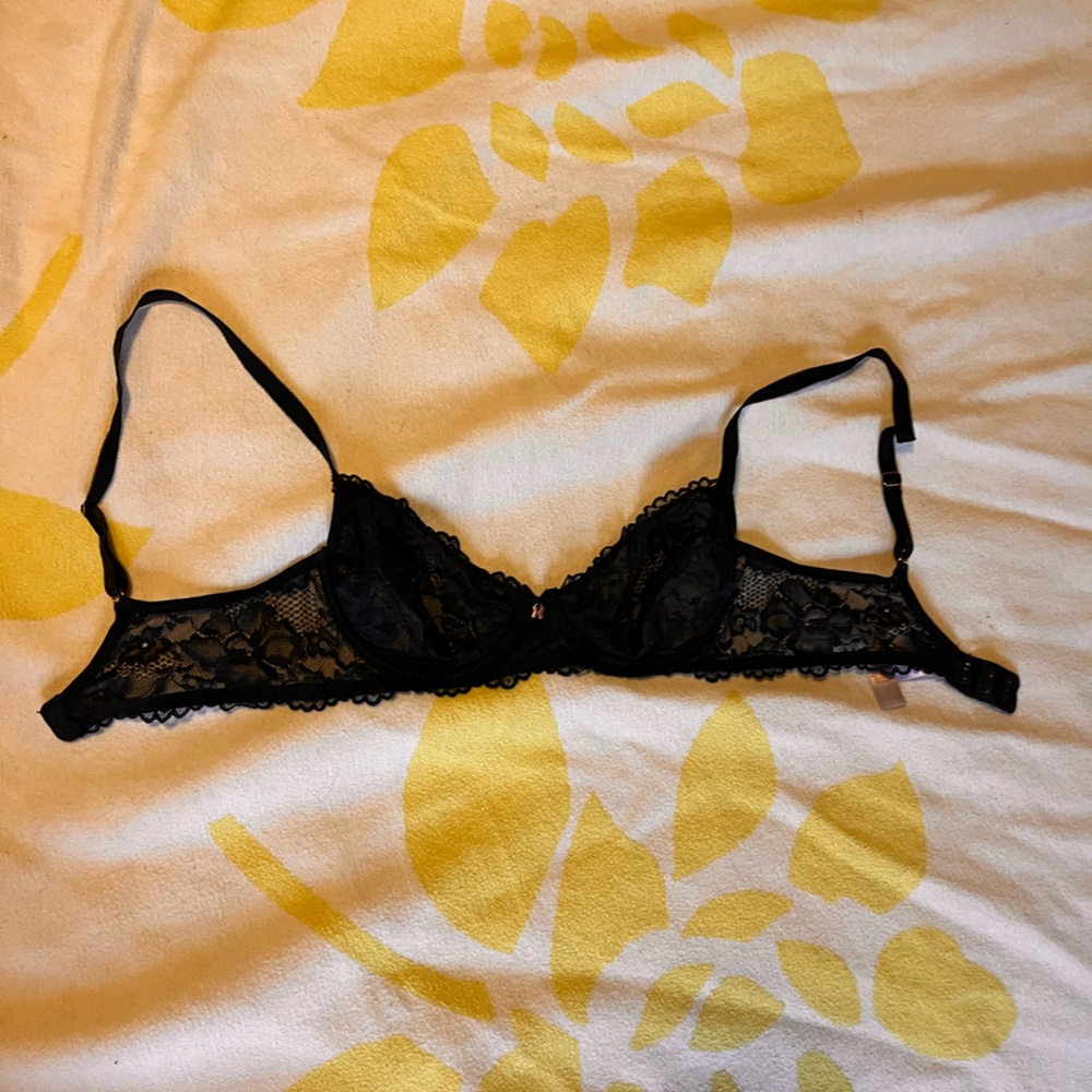 Savage X Fenty Black lace bra
